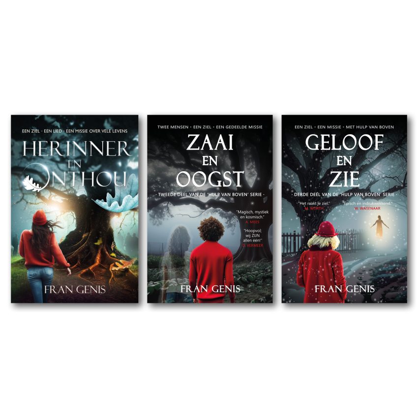 Hulp van boven serie - paperbacks - mystieke new age avonturen