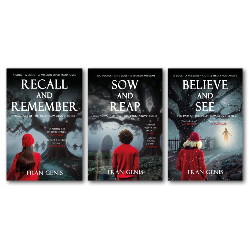 the 'Help from Above' series, new age novels